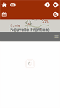 Mobile Screenshot of nouvellefrontiere.csno.ab.ca